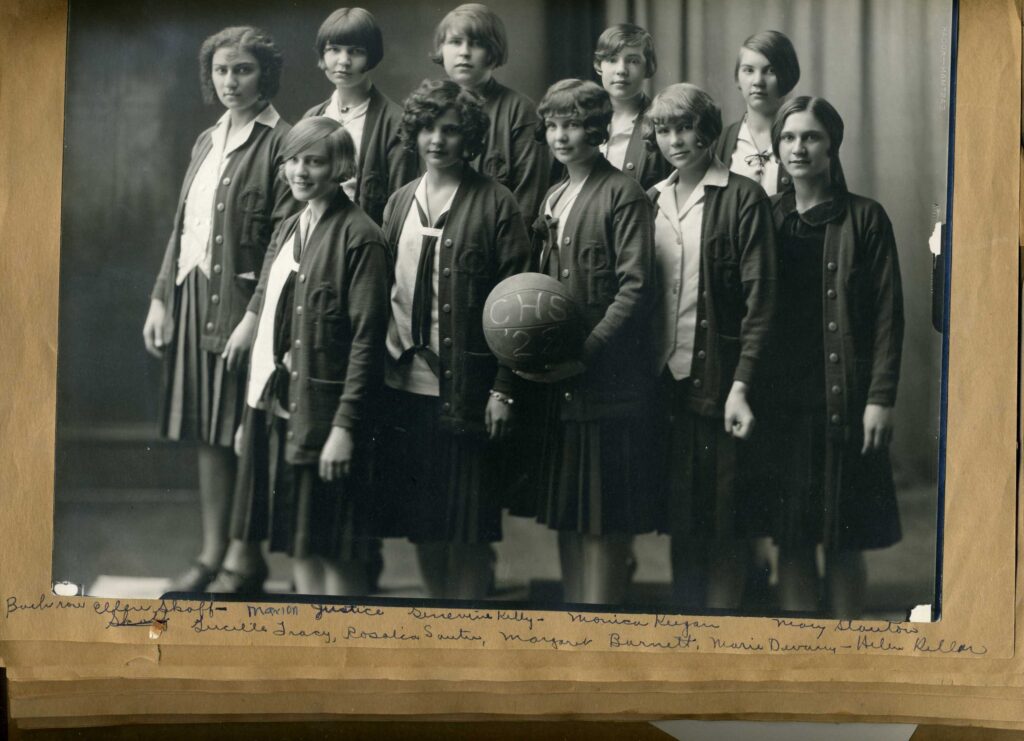1928 S.F. CATHEDRAL GIRLS CAPTIONS